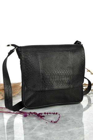 Crossman Hakiki Deri Körüklü Çapraz Postacı Çanta Unisex crossman - fubileather