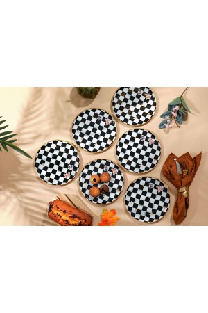 Damalı Kelebek Servis Tabağı DAMALI SERVİS TABAĞI - GÜRCÜGLASS