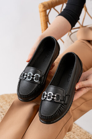 Damen-Ballerinas, leichte, bequeme Sohle, Lederhaut-Mutterschuhe - Slipcat