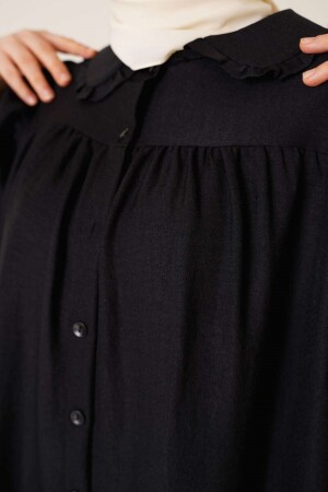 Damen-Hijab-Hemd mit Babykragen vl-bytgml47 - 4