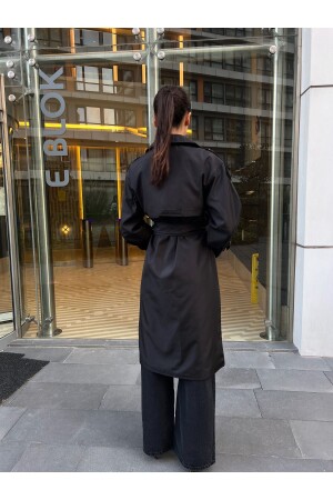 DAMEN-TRENCHCOAT MIT GÜRTEL UND SCHNALLÄRMELN - Vovstyle