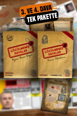 Dedektif Oyunu Suç Çözümleme Kutu Oyunu – Peyami Yaman ve Firavun Tutankhamon Dava Dosyaları - Çözülmemiş Davalar
