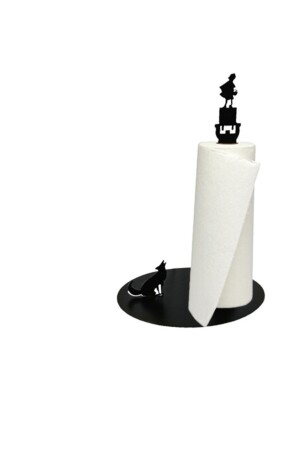 Dekoratif Metal Kurt Ve Kırmızı Başlıklı Kız Tasarımlı Kağıt Havluluk Peçetelik - Risingmaber