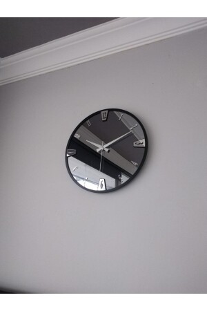 Dekorative Wanduhr mit echtem Spiegel (40 cm) - Harika Crown