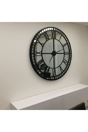 Dekorative Wanduhr mit echtem Spiegel (40 cm) L1 - harika crown