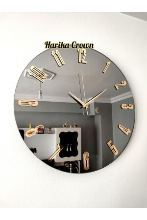 DEKORATIVE WANDUHR MIT ECHTEM SPIEGEL (40 CM) TYCXHKY4NN169023582074013 - harika crown