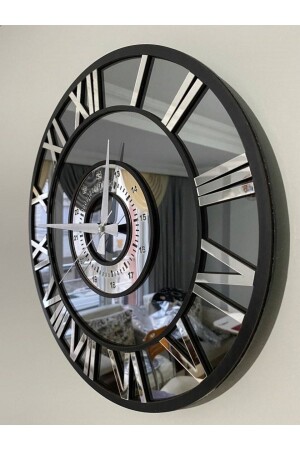 Dekorative Wanduhr mit echtem Spiegel (50 cm) BGFADF - harika crown