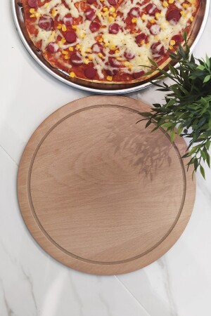Delikli Pizza Tepsisi & Lahmacun & Pide Tepsisi 36cm 2 Adet KHAKMA PİZZA 36CM - 3