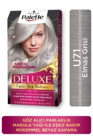 DELUXE-HAARFÄRBE U71 DIAMANTGRAU - Palette