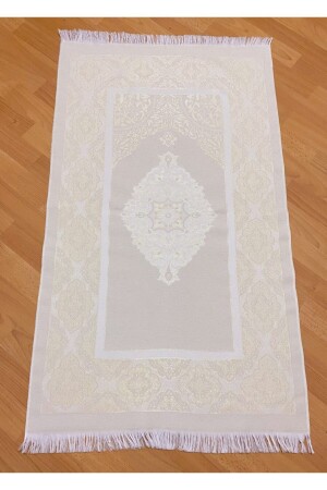 Desenli Saçaklı Hediyelik Bohçalık Tafta Gold Seccade - Ayhanhome