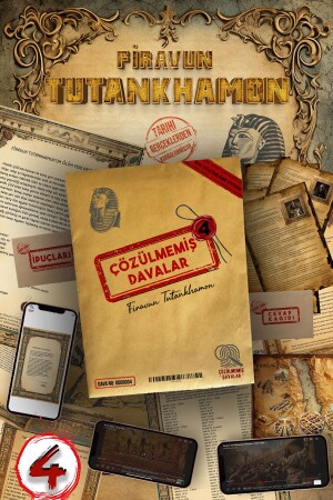 Detektivspiel Der Fall des Pharaos Tutanchamun Aufklärung eines Mordes Brettspiele Detektivspiel Rätsel Ist er schuldig? - Çözülmemiş Davalar