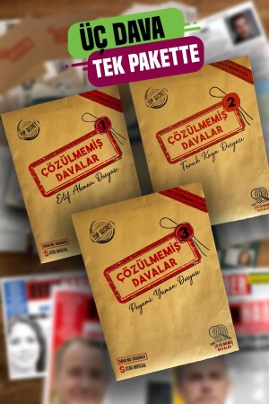 Detektivspiel – Elif Akman Faruk Kaya Peyami Yaman Murder Solving Files – Boxspiel-Detektiv - Çözülmemiş Davalar