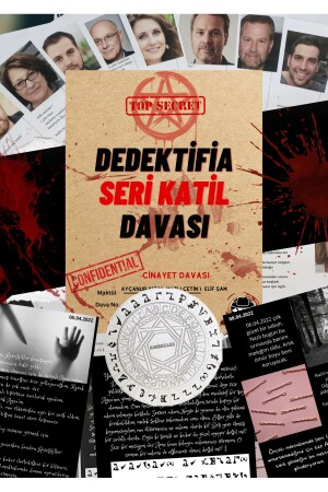 Detektivspiel: Fall eines Serienmörders – Den Täter finden – Ungelöste Fälle - Dedektifia