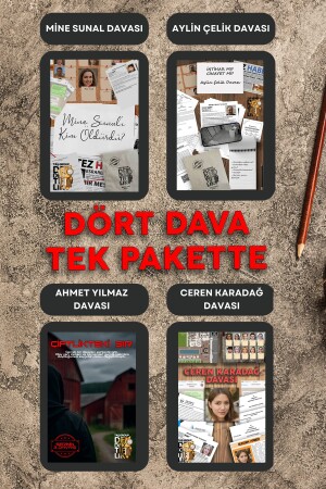 Detektivspiel – Mordspiel – Detektivspiel – Boxspiele – Vierer-Set - Taş Group