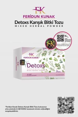Detoxs Karışık Bitki Detoks Çayı 5gr X 30 Günlük - Feridun Kunak