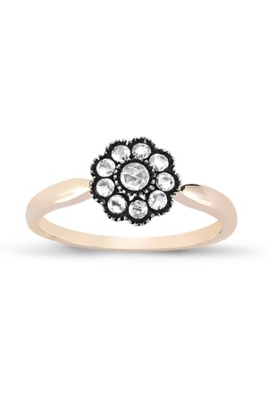 Diamant-Rosenring - Safir Kuyumculuk