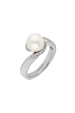 Diamant-Stein-Perlen-Ring - Gırantaş