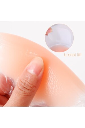 Dikleştirici Görünmez Hayalet Sütyen Göğüs Dikleştirici Bant Göğüs Ucu Kapatıcı Slikon Sütyen FE0072.5 - 3