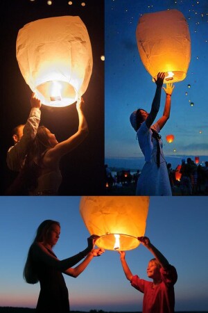 Dilek Feneri Gece Gökyüzü Dilek Balonu Büyük Boy 4 Adet Ta003 Ta0033 dilekfeneriiii - Genel Markalar