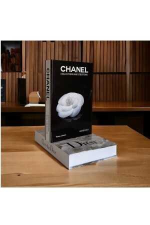 Dior & chanel dekoratif kitap kutusu 2li set Dekoratifkutu - 2