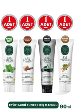 Diş Macunu Nane- Karanfil- Bambu ve Misvak - Eyüp Sabri Tuncer