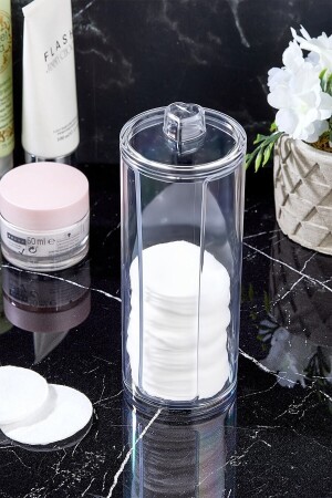 Disc Cotton Organizer Make-up-Baumwollbox - Kabak Home