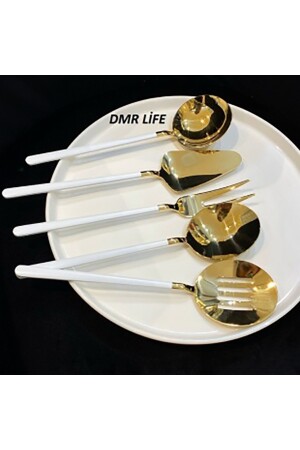 Dmr Life 5 Parça Titanyum Gold Beyaz Sos Servis Takımı (küçük Boydur) TYC00728597371 - 2