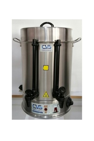 Dn 91107 . 80 Bardak Elektrikli Termostatlı 8 Lt Paslanmaz Çelik Semaver Çay Otomatı Makinesi - Cvs