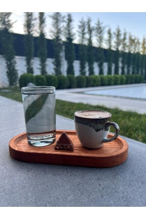 Doğal Ahşap Stant Altlık Sunumluk Yağdanlık Altı Sabunluk Altı Çerezlik Servis Tabağı - Büyülü Home