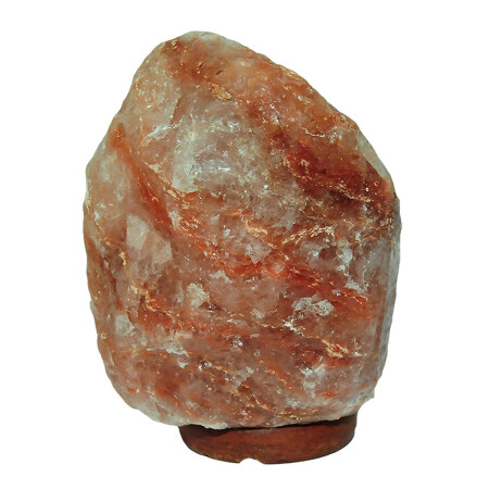 Doğal Himalaya Kaya Tuzu Lambası Kablolu Ampullü Pembe 3-4 Kg - Lokmanavm