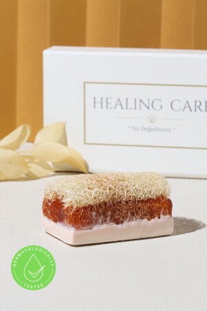 Doğal Kabak Lifli Eşek Sütlü Ballı Sabun 130 Gr Healingcare05 - Healing Care