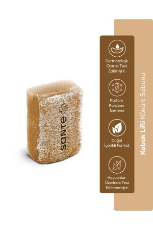 Doğal Kabak Lifli Kükürt Sabunu (UYUZ - KAŞINTI) 160 gr - Santeplus