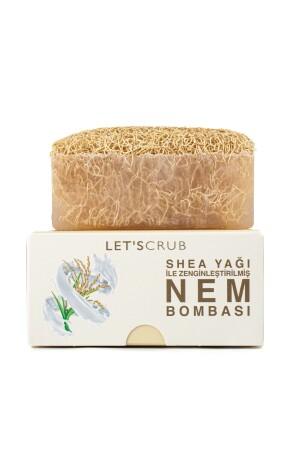 Doğal Kabak Lifli Pirinç Sabunu - Shea Yağı İle Zenginleştirilmiş Nem Bombası 130 GR pirincsabunu - LET'SCRUB