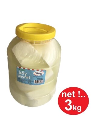 Doğal Köy Peyniri 3 Kg Katkısız- Tuzlu- Koruyucusuz- Köylü Sütünden - Niyazibey Çiftliği