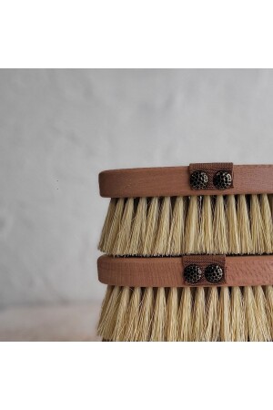 Doğal Vegan Vücut Fırçası (SERT) - Kuru Fırçalama - Zeero