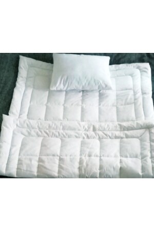 Doğal Yün Bebek Yorganı - Doğal Yün Yastık Baby Wool - Alerss