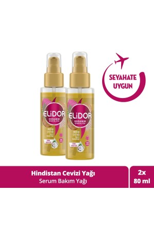 Doğanın Enerjisi Serum Saç Bakım Yağı Hindistan Cevizi Yağı 80 ml X2 Adet - Elidor