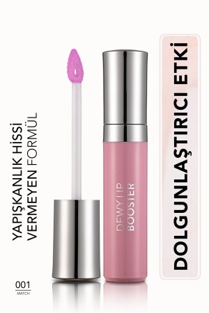Dolgunlaştırıcı Dudak Parlatıcısı (ŞEFFAF) - Dewy Lip Booster - 001 Match - 8690604619030 - Flormar