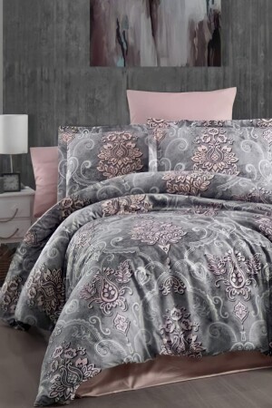 Doppelseitiges Doppelbett-Bettbezug-Set mit elastischen Laken Kirgrı849419 - Always