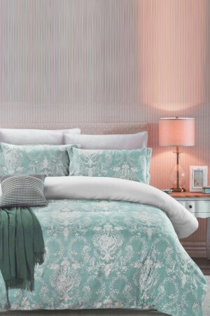 Doppelseitiges Doppelbettbezug-Set mit elastischem Laken AWCT-0329 - Always