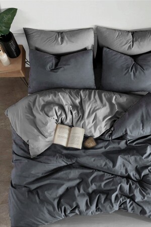 Doppelseitiges Doppelbettbezug-Set mit elastischem Laken AWCT-0360 - Always