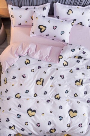 Doppelseitiges Einzelbettbezug-Set mit elastischen Laken AWCT-0392 - Always