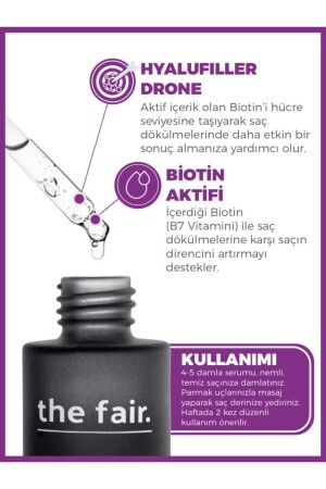 Drone-targeted Biotin Dökülme Önleyici Vegan Saç Serumu %1 Hyalufiller Drone Biotin 50ml ZZ.VV.SGT.2021/0504 - 2