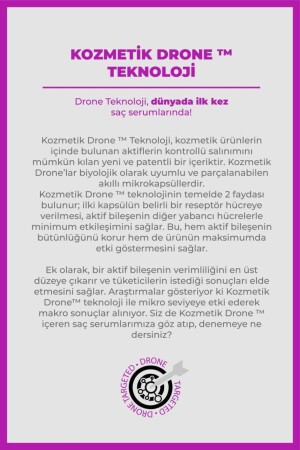 Drone-targeted Biotin Dökülme Önleyici Vegan Saç Serumu %1 Hyalufiller Drone Biotin 50ml ZZ.VV.SGT.2021/0504 - 3