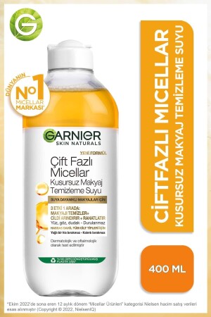 Dual Phase Micellar Perfect Makeup Reinigungswasser 400 ml - Garnier