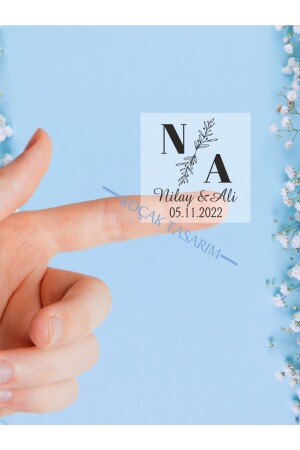 Düğün-nişan-söz-kına Şeffaf Etiket (s-02t) - Koçak Etiket