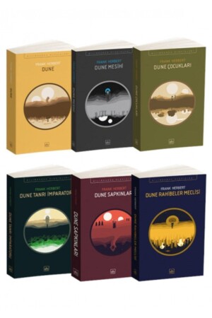 Dune-Serie 6-Buchset – Dune Messiah – Dune Children – God Emperor – Deviants - İthaki Yayınları