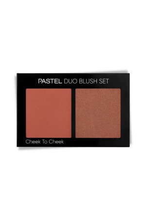 Duo Blush Set Cheek To Cheek - Ikili Allık Seti 20 Warm Honey 2 X 4.3 G - Pastel
