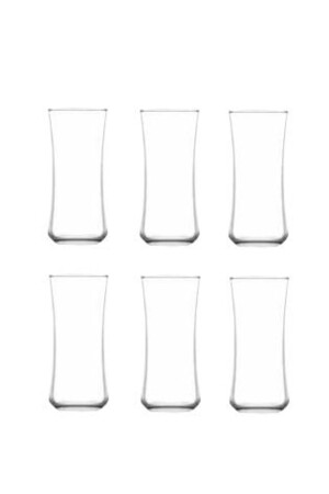 duru ince taban limonata bardak - 6 lı rakı bardağı lvdur331 - Lav