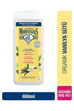 Duş Jeli Vanilya Sütü 650ml - Le Petit Marseillais